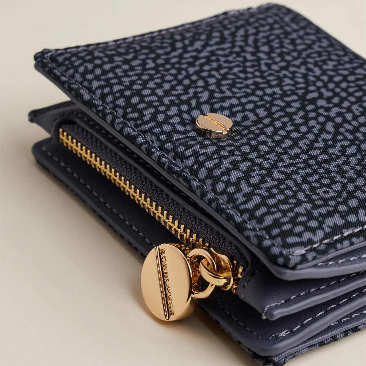 Borbonese Small Denim Wallet - 4 Borbonese Small Denim Wallet - 4