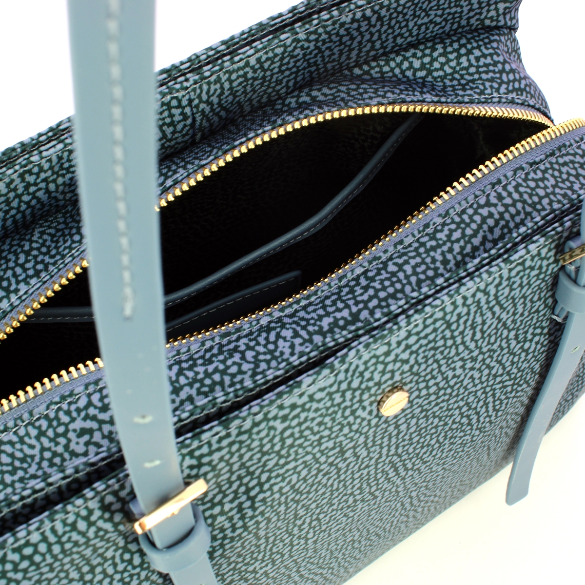 Borbonese Borsa a spalla Medium Denim - 5 Borbonese Borsa a spalla Medium Denim - 5