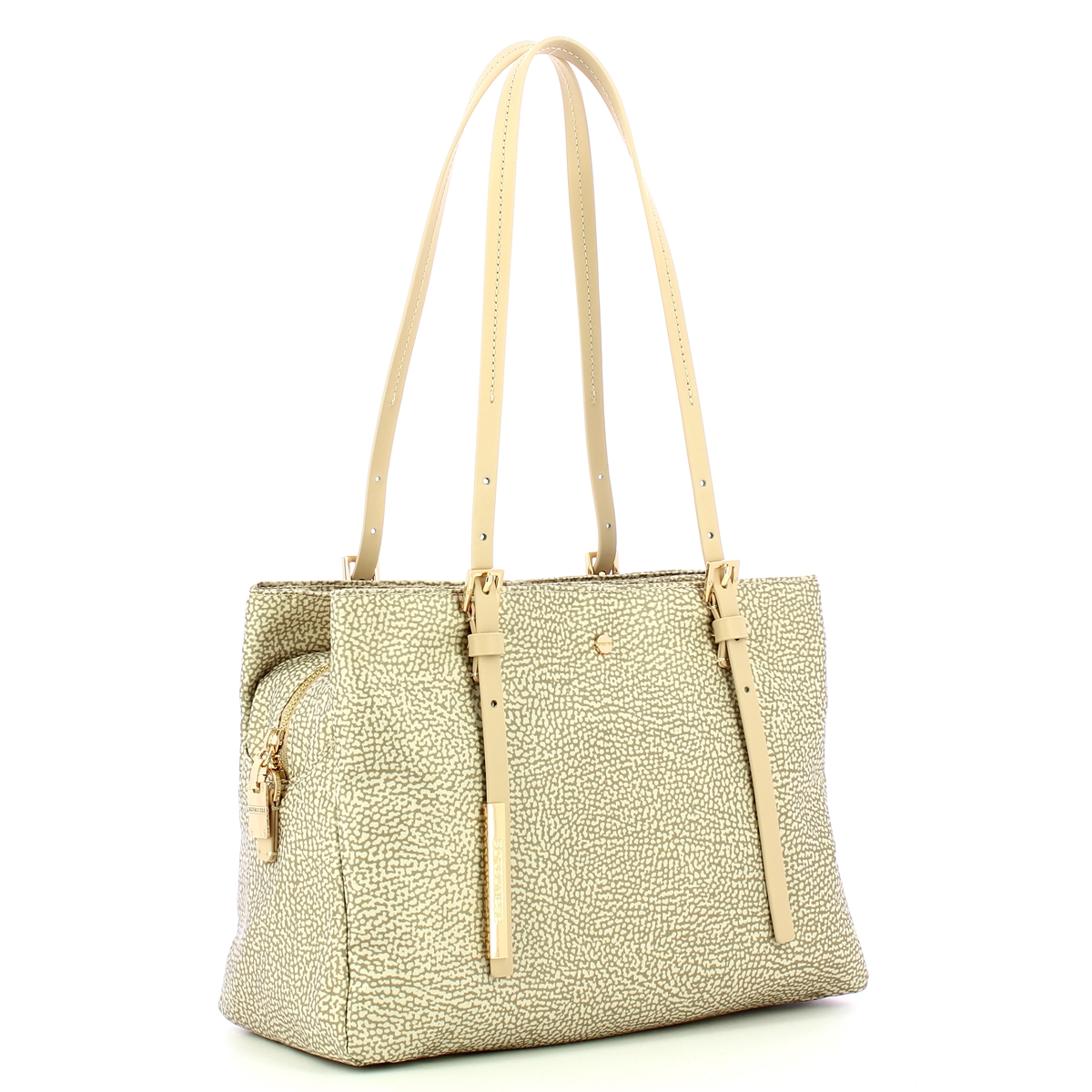 Borbonese Borsa a spalla Medium Sabbia - 2 Borbonese Borsa a spalla Medium Sabbia - 2