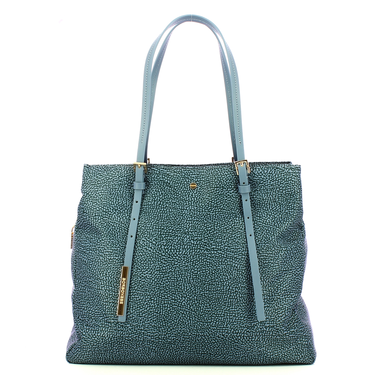 Borbonese Borsa a spalla Large Denim - 1 Borbonese Borsa a spalla Large Denim - 1