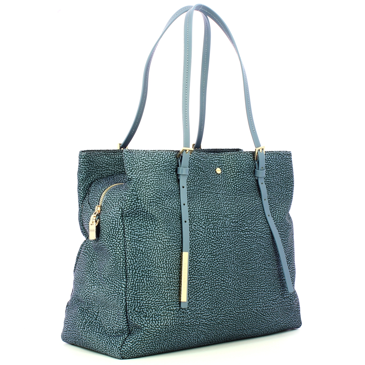 Borbonese Borsa a spalla Large Denim - 2 Borbonese Borsa a spalla Large Denim - 2