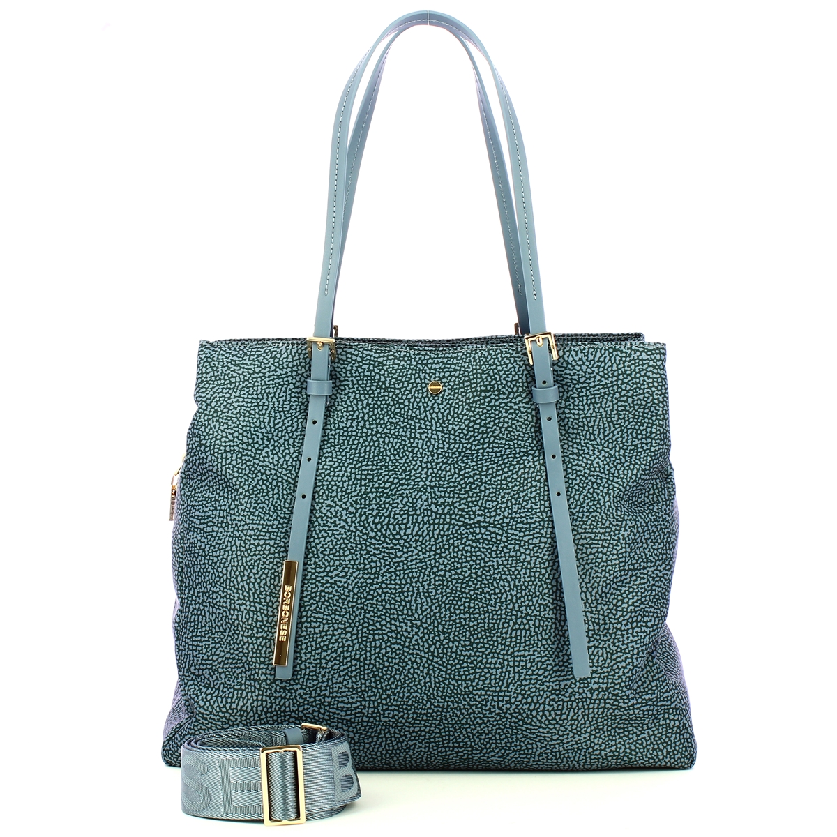 Borbonese Borsa a spalla Large Denim - 4 Borbonese Borsa a spalla Large Denim - 4