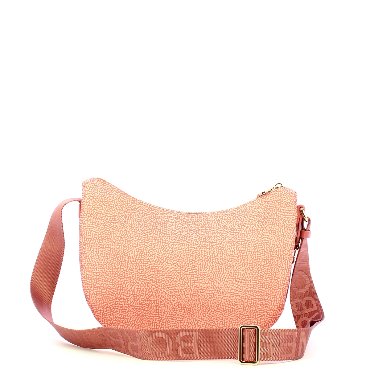 Borbonese Luna Small Lipstick Recycled Nylon Bag with pocket - 3 Borbonese Luna Small Lipstick Recycled Nylon Bag with pocket - 3