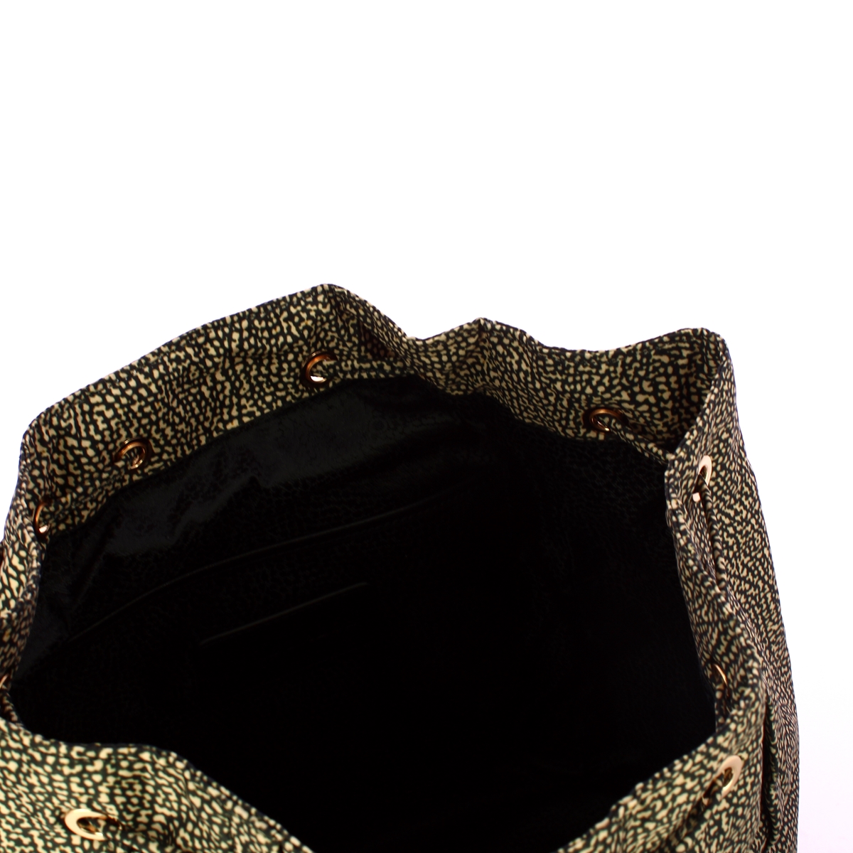 Borbonese Zaino Medium OP Naturale Nero - 4 Borbonese Zaino Medium OP Naturale Nero - 4