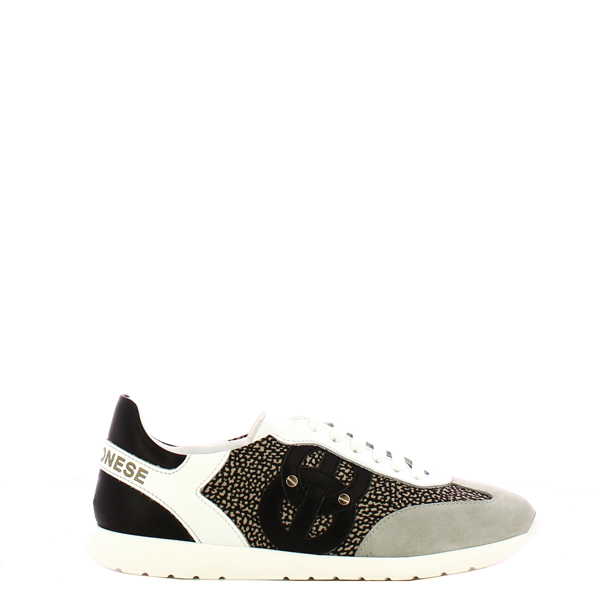 Borbonese Sneakers Nero OP Naturale - 1 Borbonese Sneakers Nero OP Naturale - 1