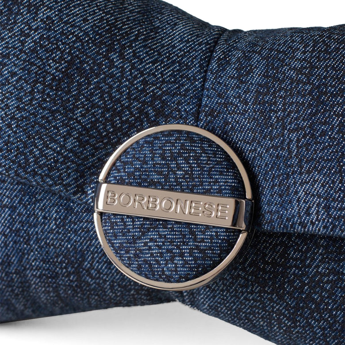 Borbonese Mini Borsa a tracolla Denim Legacy Blu - 4 Borbonese Mini Borsa a tracolla Denim Legacy Blu - 4