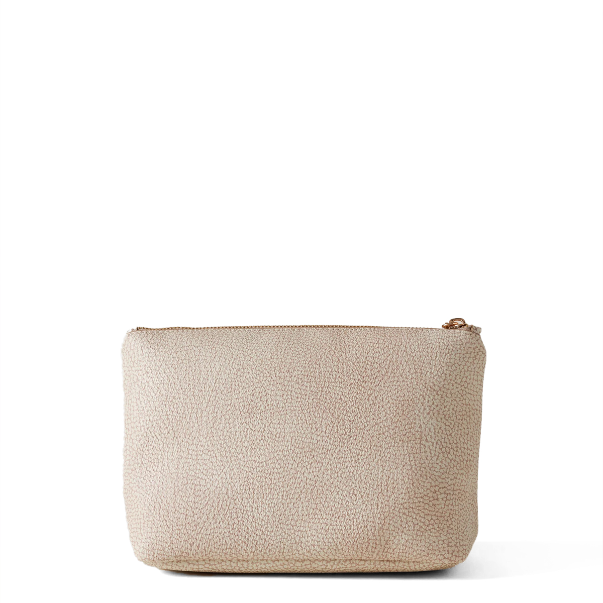 Borbonese Beauty Case Large in tela rivestita Sabbia - 3