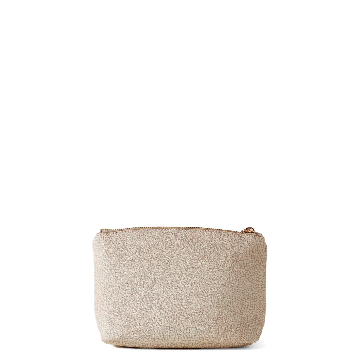 Borbonese Beauty Case Medium in tela rivestita Sabbia - 3
