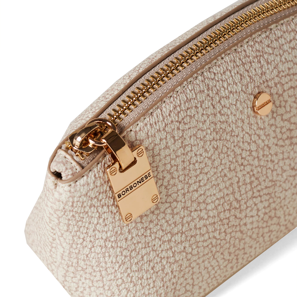 Borbonese Small Cosmetic Case Sabbia - 4