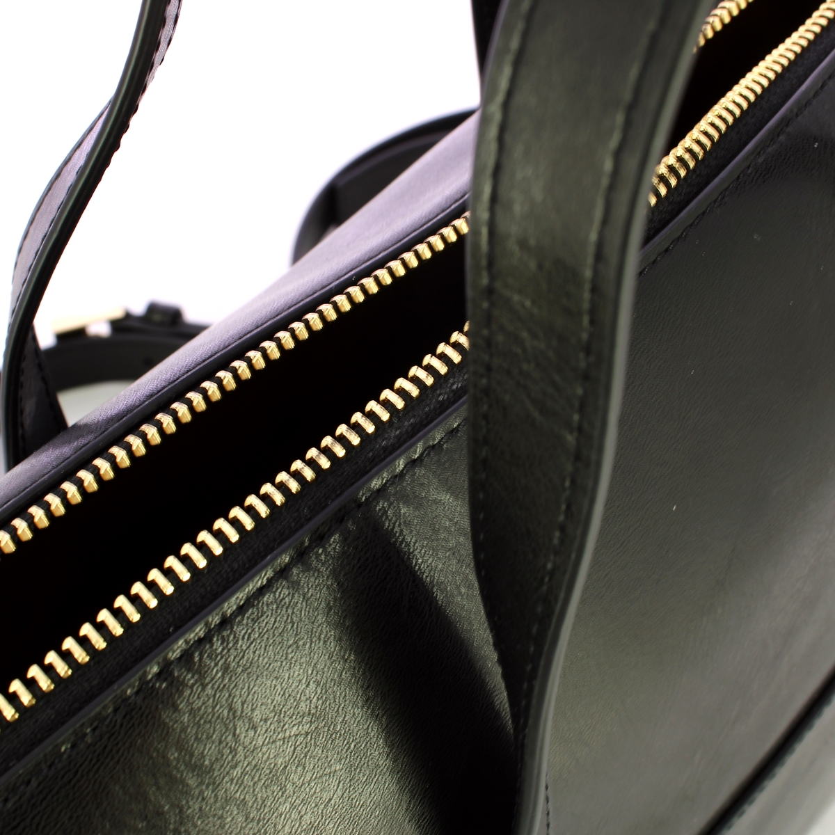 Borbonese Bauletto Large in pelle Nero - 4
