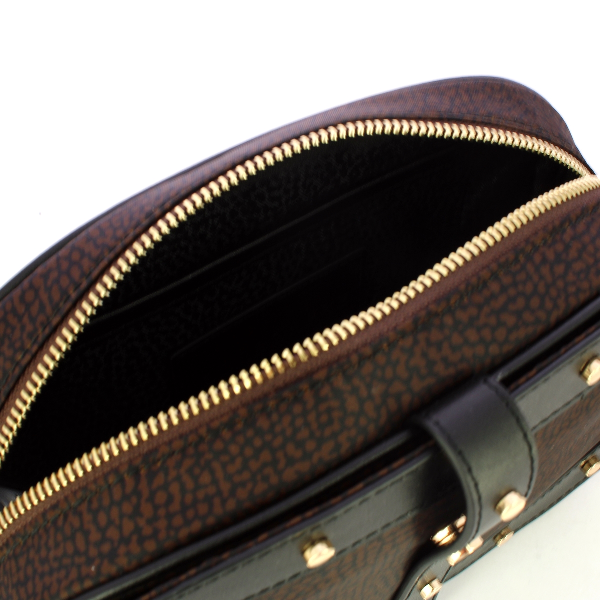 Borbonese Camera Case con borchiette Testa Moro Nero - 5