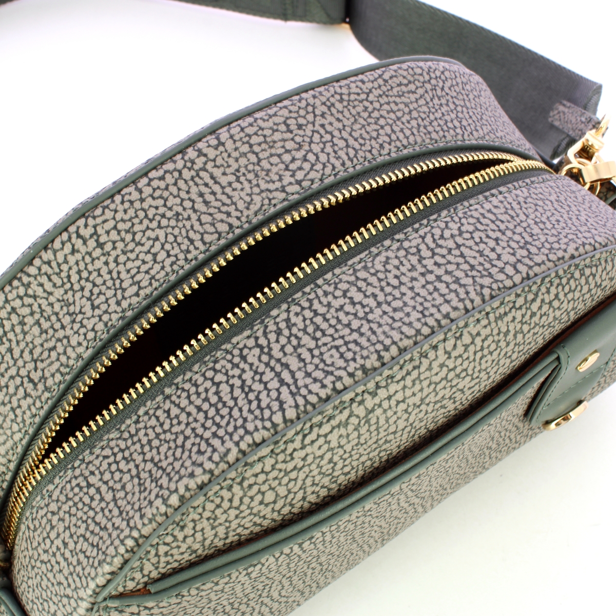 Borbonese Tracollina Camera Case S Clay Grey - 4