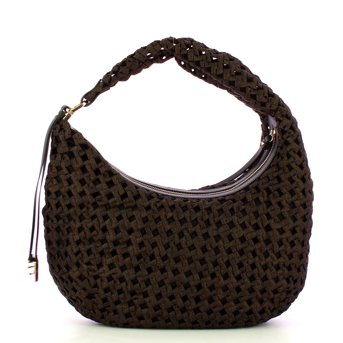 Borbonese Hobo Bag La Nido Medium Testa Moro Nero - 3