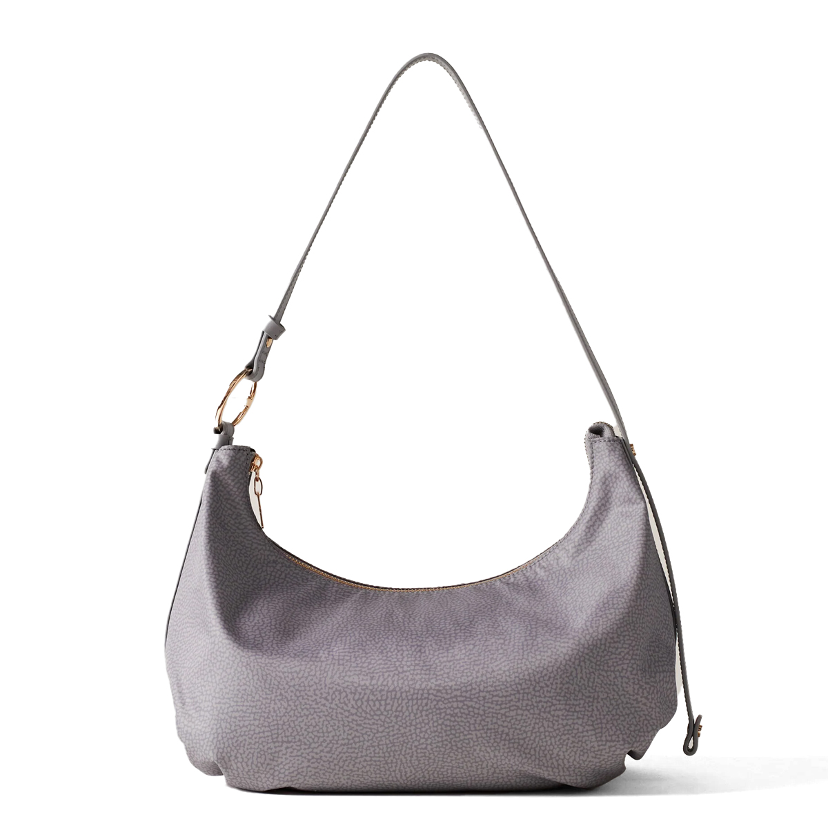 Borbonese Hobo Bag Bond Medium Cloud - 1