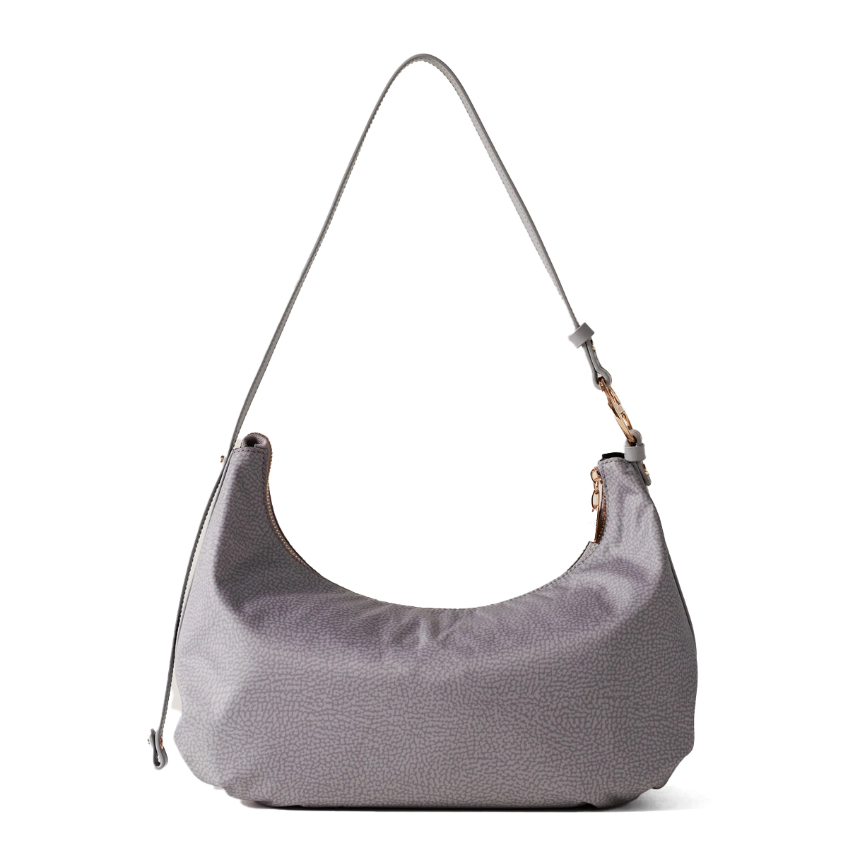 Borbonese Hobo Bag Bond Medium Cloud - 3
