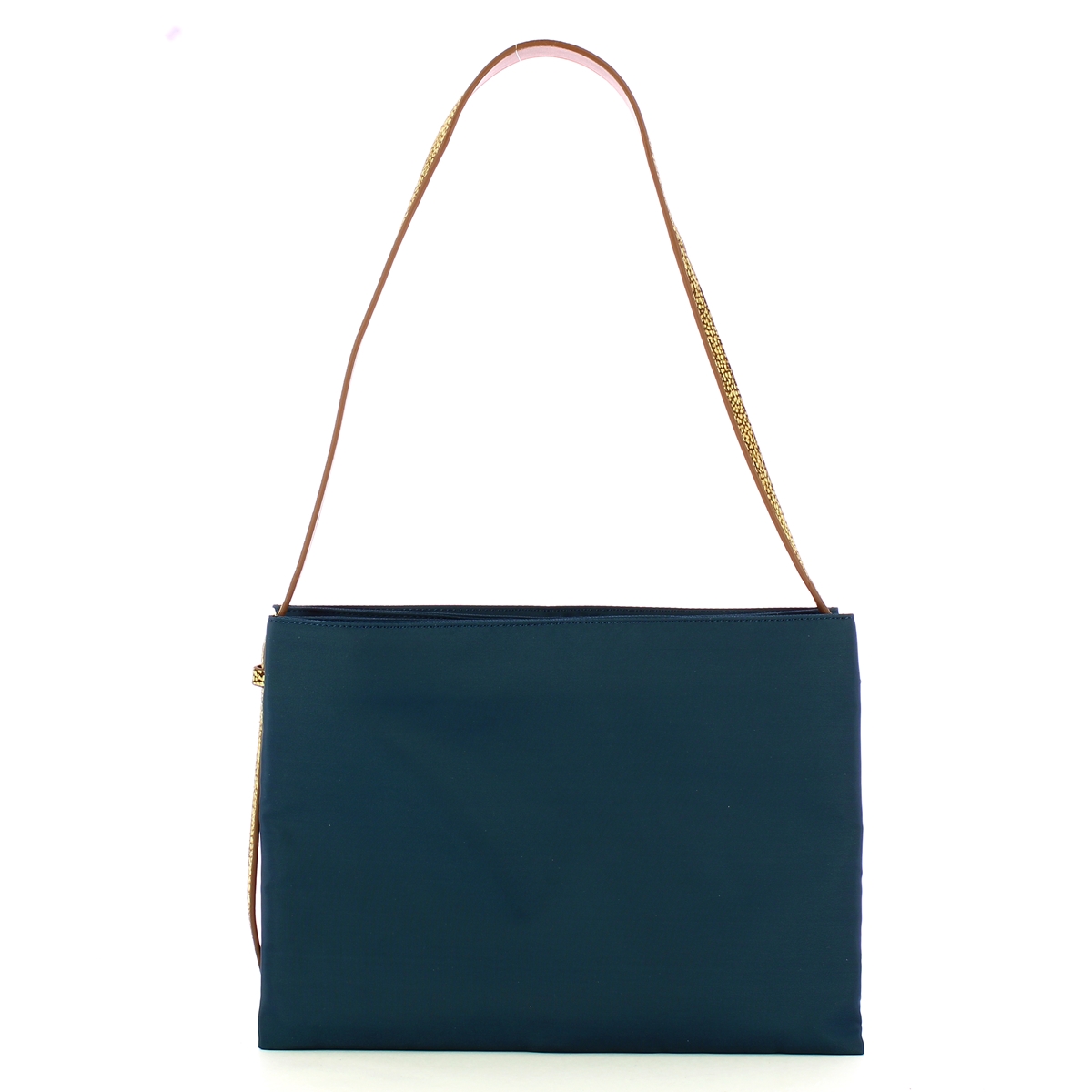 Borbonese Borsa a spalla Hobo S Blu Prussia OP Naturale - 3 Borbonese Borsa a spalla Hobo S Blu Prussia OP Naturale - 3