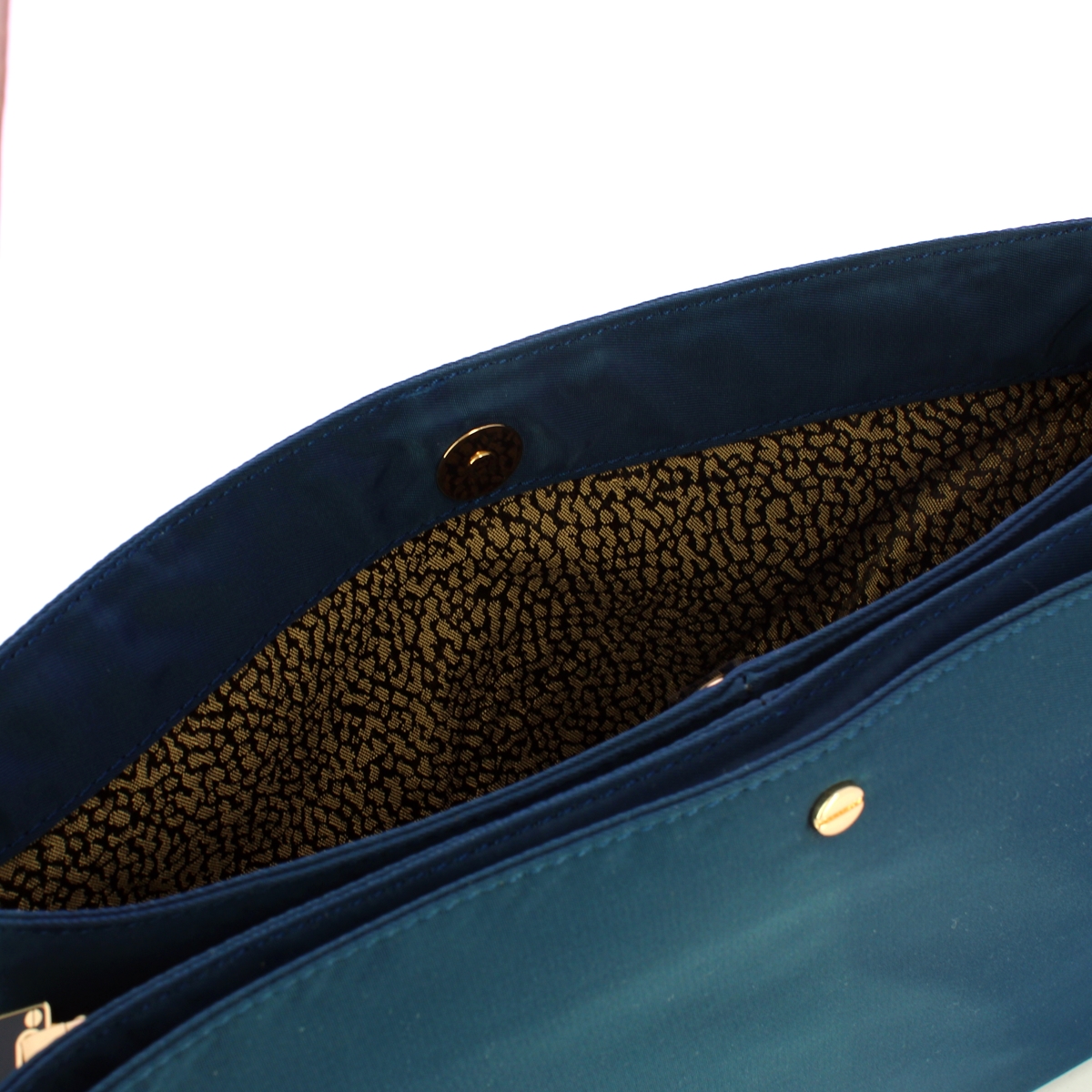 Borbonese Borsa a spalla Hobo S Blu Prussia OP Naturale - 4 Borbonese Borsa a spalla Hobo S Blu Prussia OP Naturale - 4