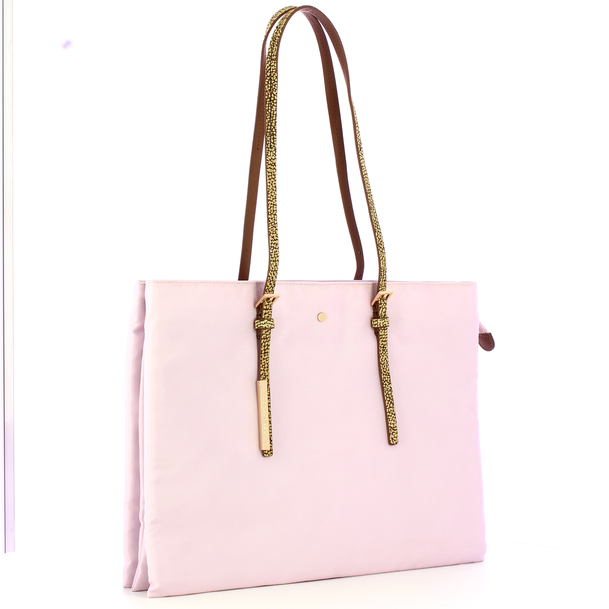 Borbonese Borsa Shopping Large Ortensia OP Naturale - 2 Borbonese Borsa Shopping Large Ortensia OP Naturale - 2