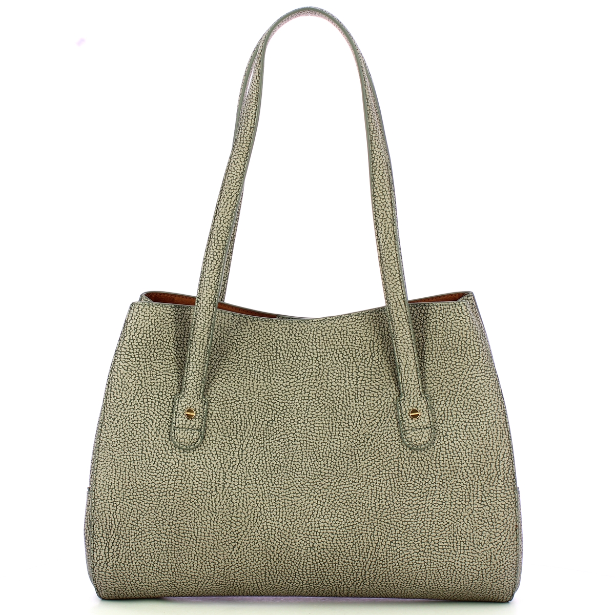 Borbonese Borsa a spalla Large Clay Grey - 3