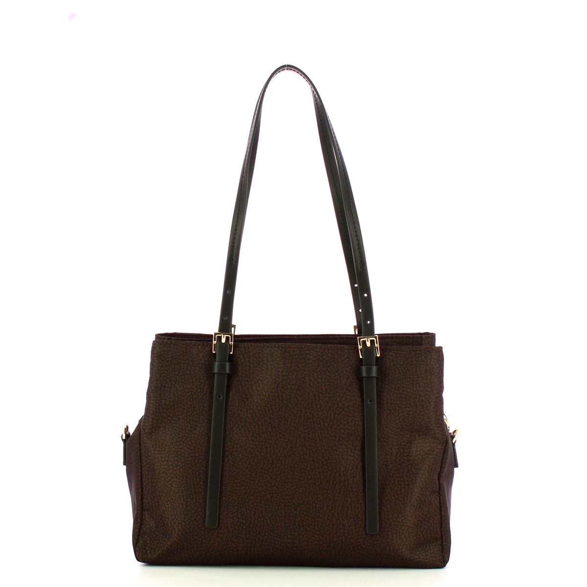Borbonese Borsa a spalla Medium Testa Moro Nero - 3 Borbonese Borsa a spalla Medium Testa Moro Nero - 3