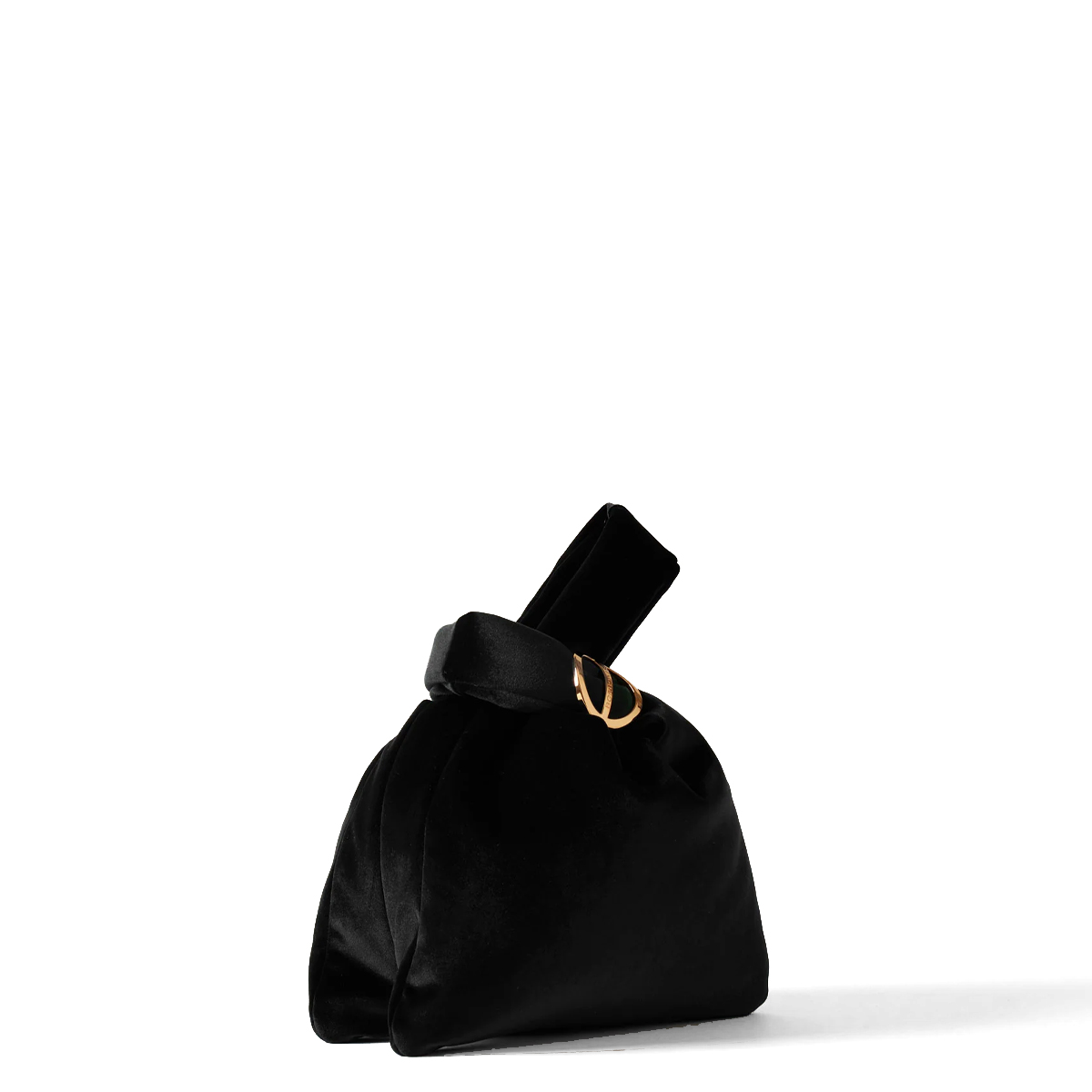 Borbonese Borsa a mano Twinnie Small in velluto Nero - 2 Borbonese Borsa a mano Twinnie Small in velluto Nero - 2