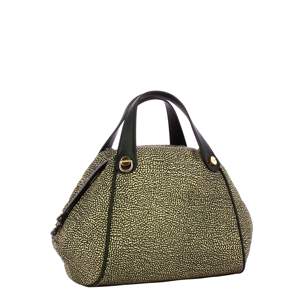 Borbonese Borsa a mano Marie Medium OP Naturale Nero - 2