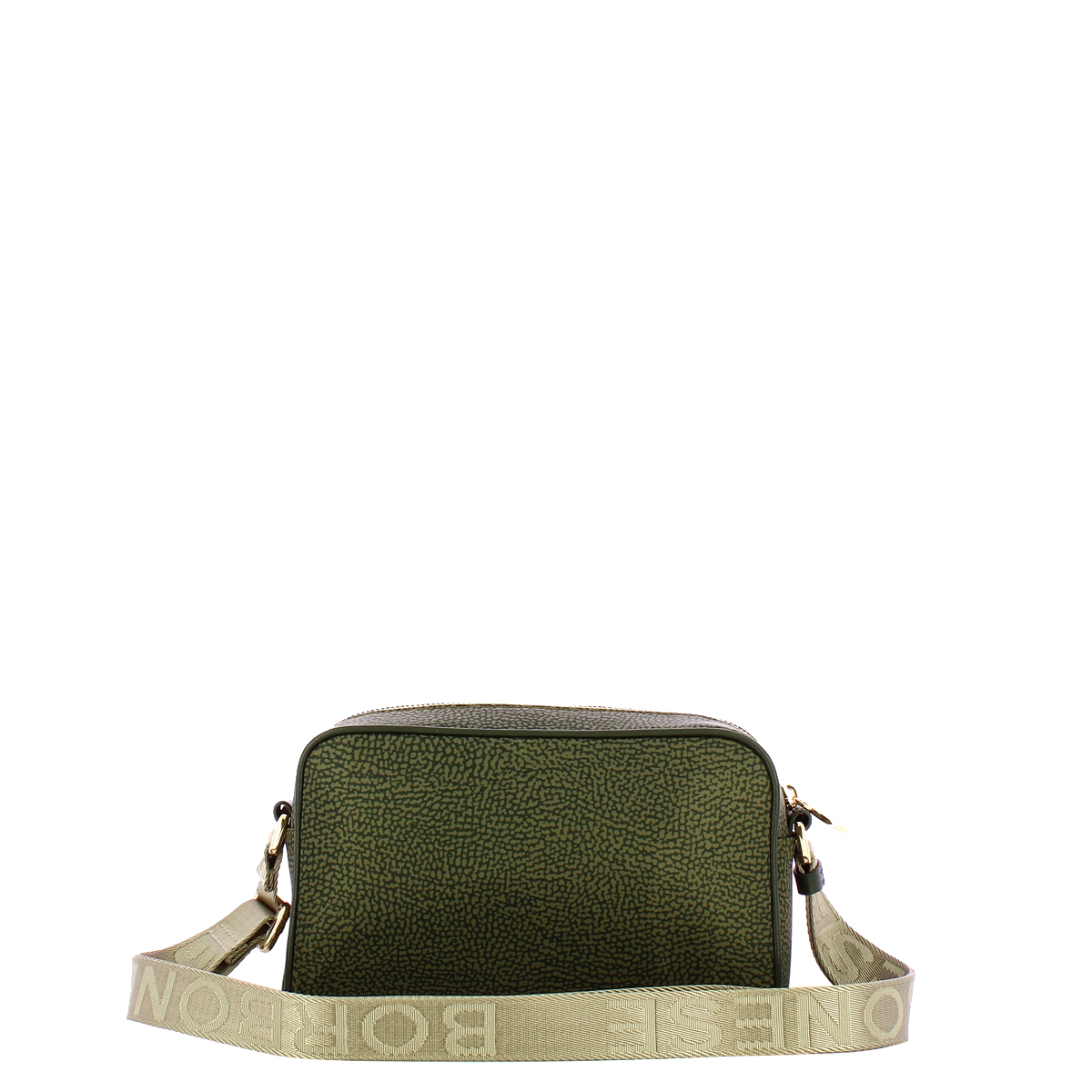 Borbonese Tracollina Small in Nylon Riciclato Alloro - 3 Borbonese Tracollina Small in Nylon Riciclato Alloro - 3