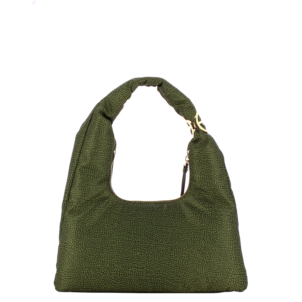 Borbonese Hobo Bag Twinnie Small Alloro - 3