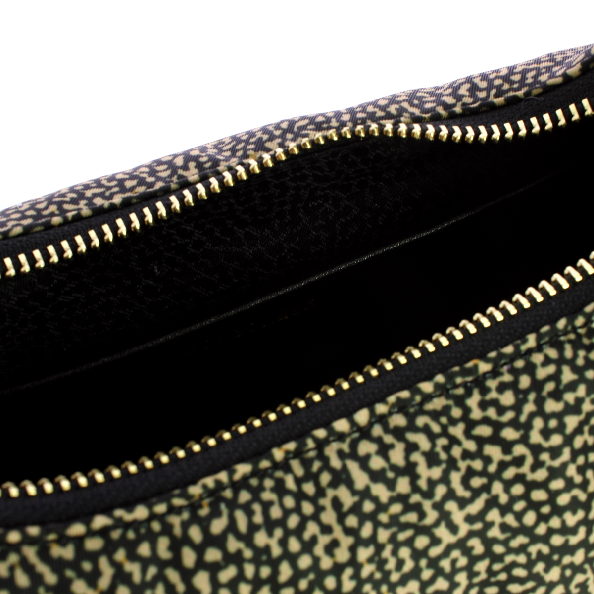 Borbonese Hobo Bag Twinnie Small OP Naturale Nero - 4