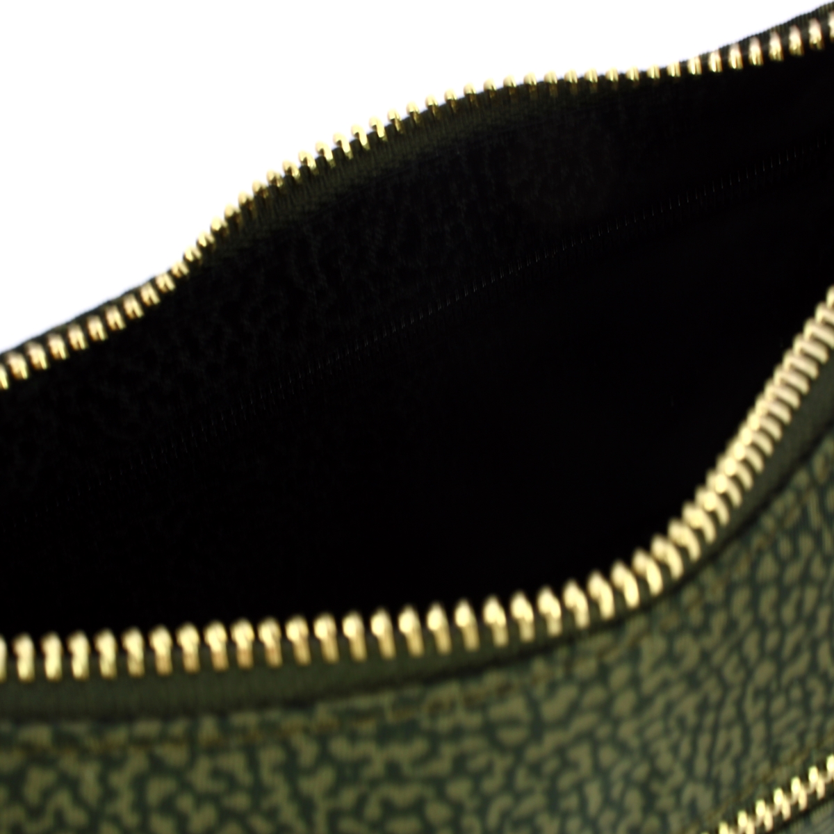 Borbonese Mini Borsa Luna Bag con taschino in Nylon Riciclato Alloro - 4