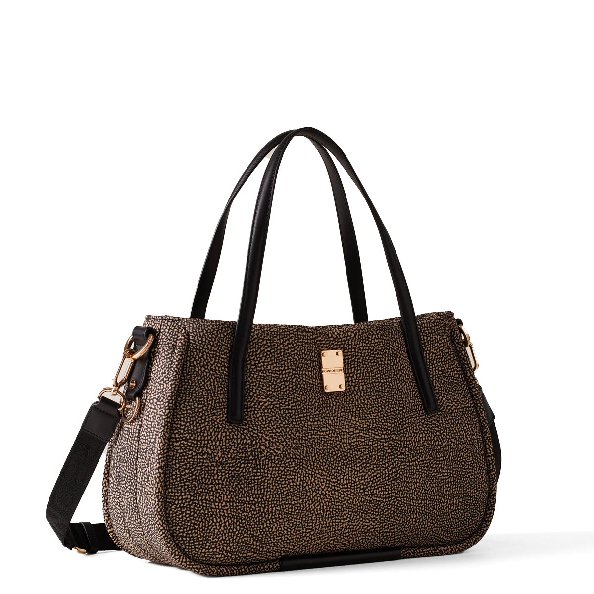 Borbonese Borsa a mano Cahier Medium OP Naturale Medium - 2