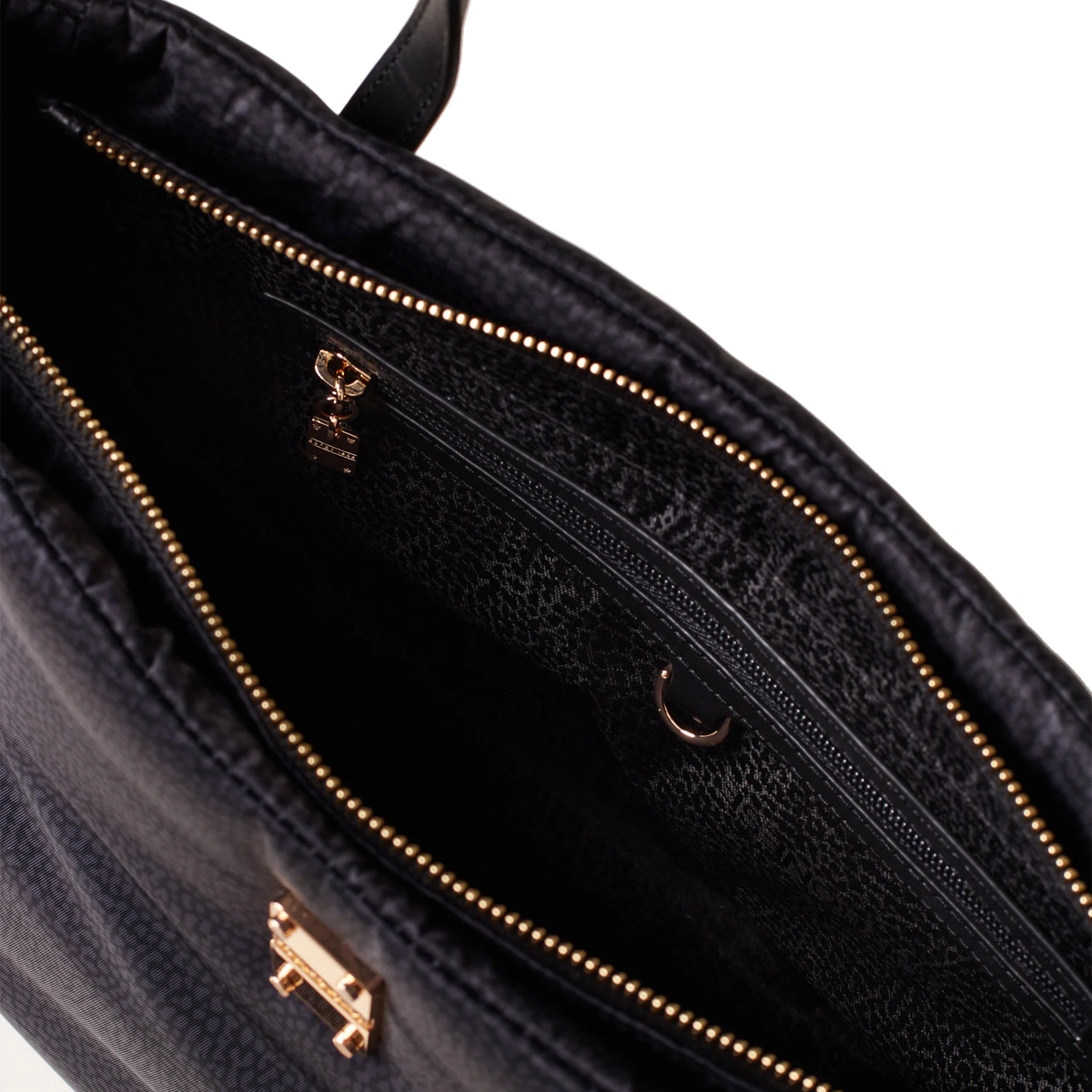 Borbonese Borsa a mano Cahier Medium Dark Black - 5 Borbonese Borsa a mano Cahier Medium Dark Black - 5