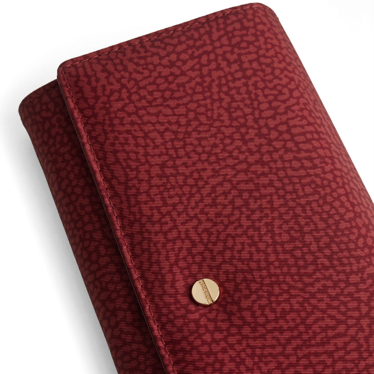 Borbonese Portafoglio Large RFID in Nylon Riciclato Merlot - 4 Borbonese Portafoglio Large RFID in Nylon Riciclato Merlot - 4