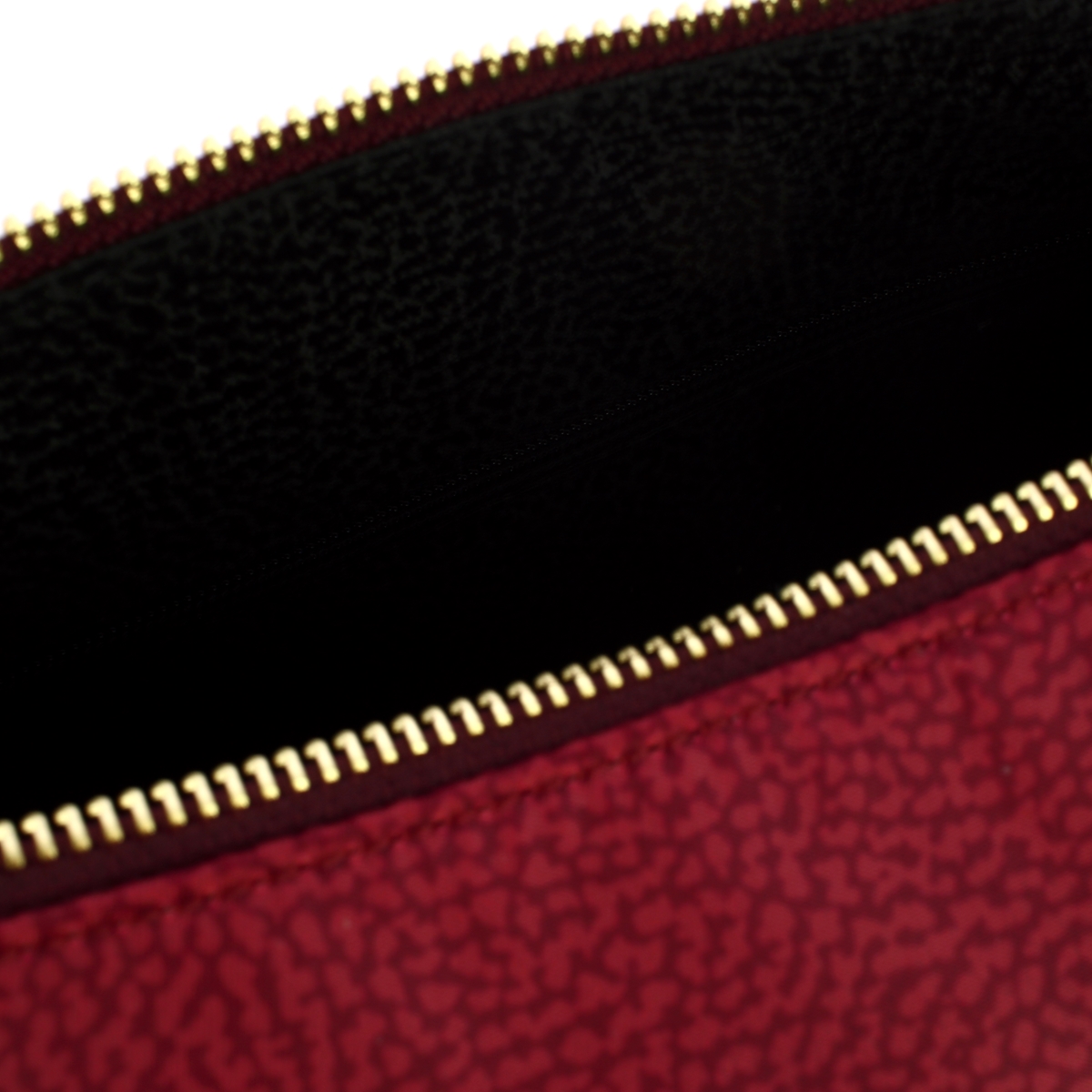 Borbonese Borsa Luna Bag Middle con taschino in Nylon Riciclato Merlot - 4 Borbonese Borsa Luna Bag Middle con taschino in Nylon Riciclato Merlot - 4