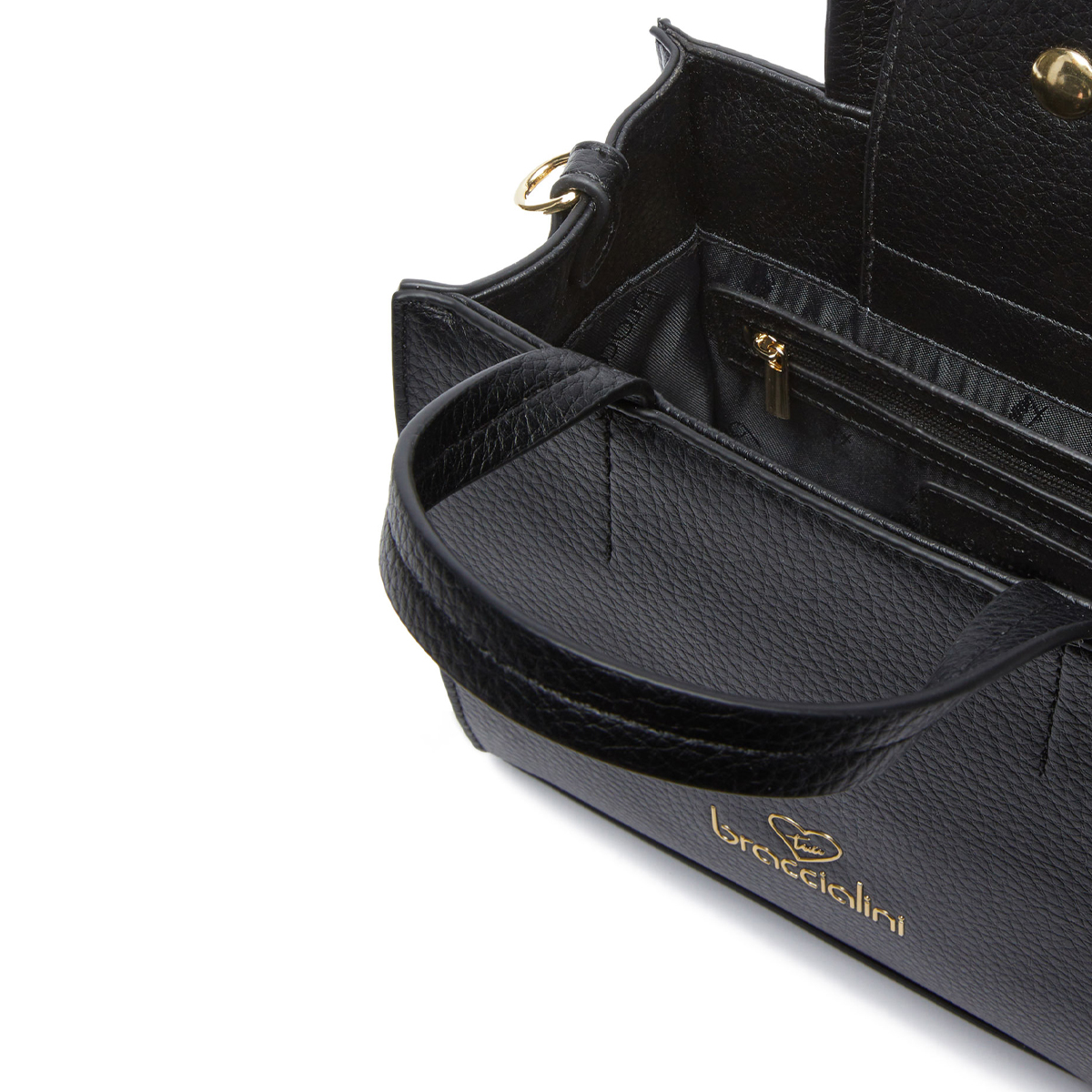 Braccialini Borsa a mano piccola Meg Nero - 3 Braccialini Borsa a mano piccola Meg Nero - 3