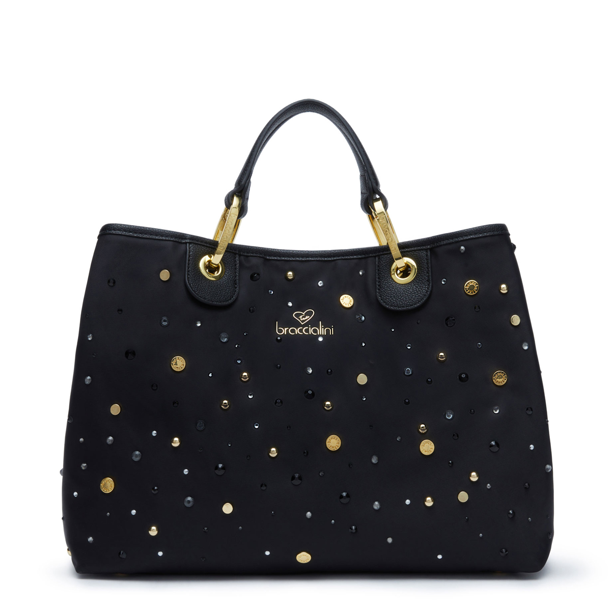 Braccialini Borsa a mano Beth Strass Nero - 1 Braccialini Borsa a mano Beth Strass Nero - 1