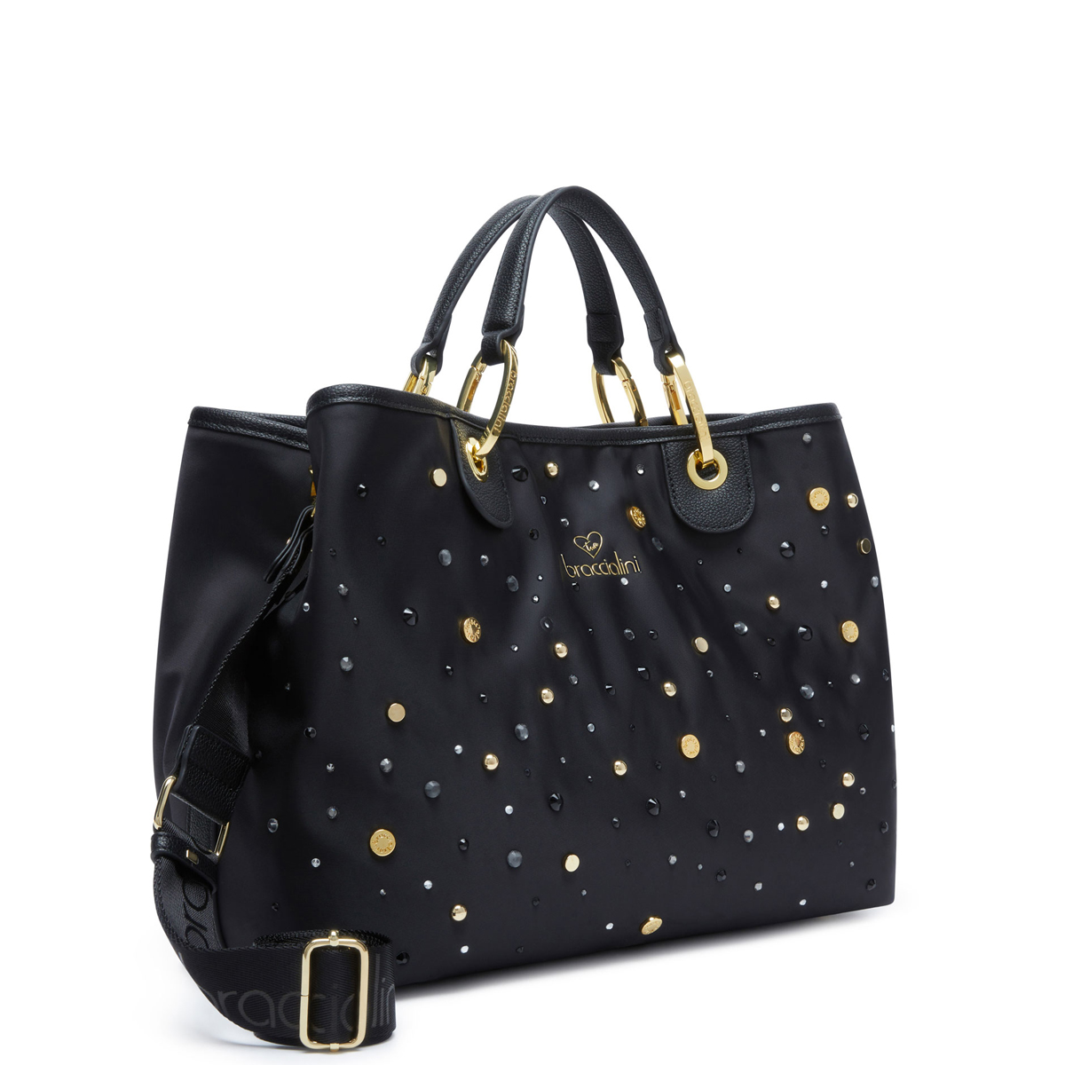 Braccialini Borsa a mano Beth Strass Nero - 3 Braccialini Borsa a mano Beth Strass Nero - 3