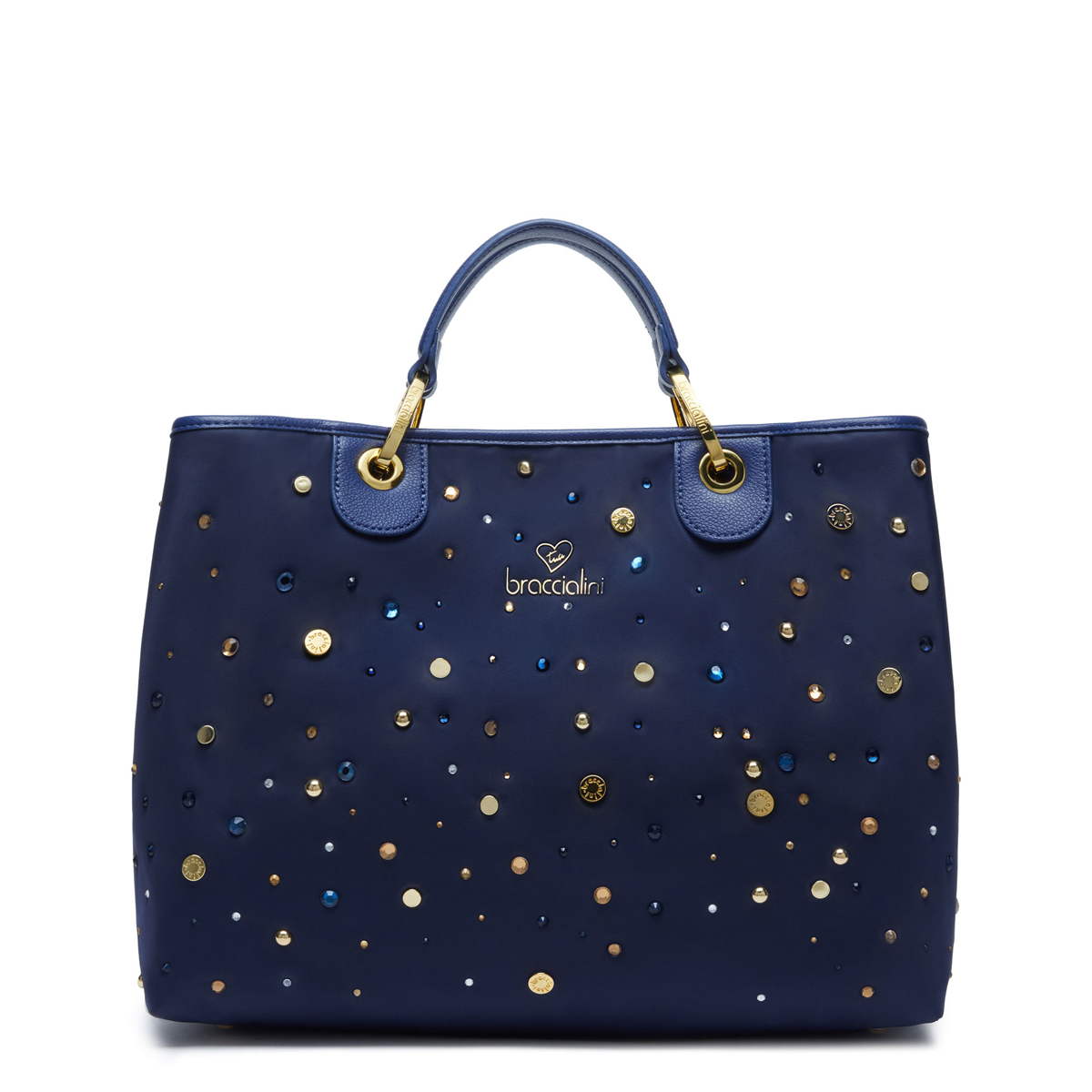 Braccialini Beth Strass Blu Handbag - 1 Braccialini Beth Strass Blu Handbag - 1