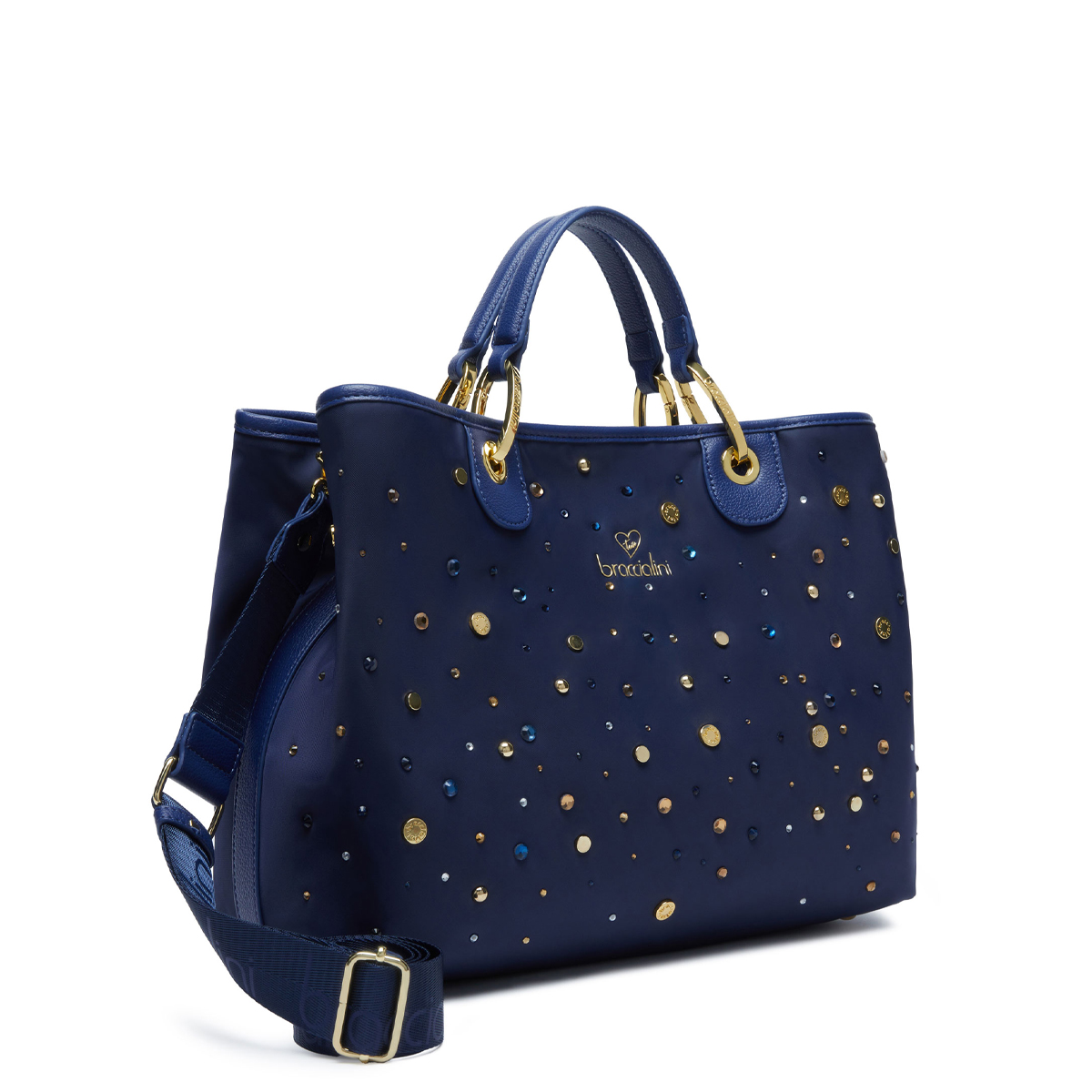 Braccialini Beth Strass Blu Handbag - 2 Braccialini Beth Strass Blu Handbag - 2