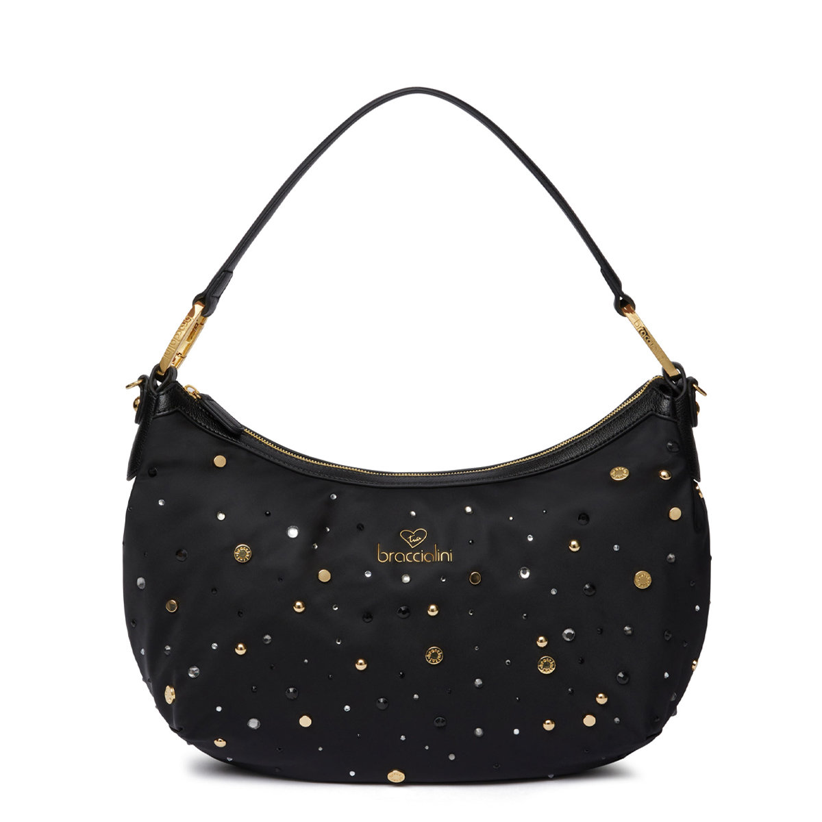 Braccialini Sottospalla Beth Strass Nero - 1