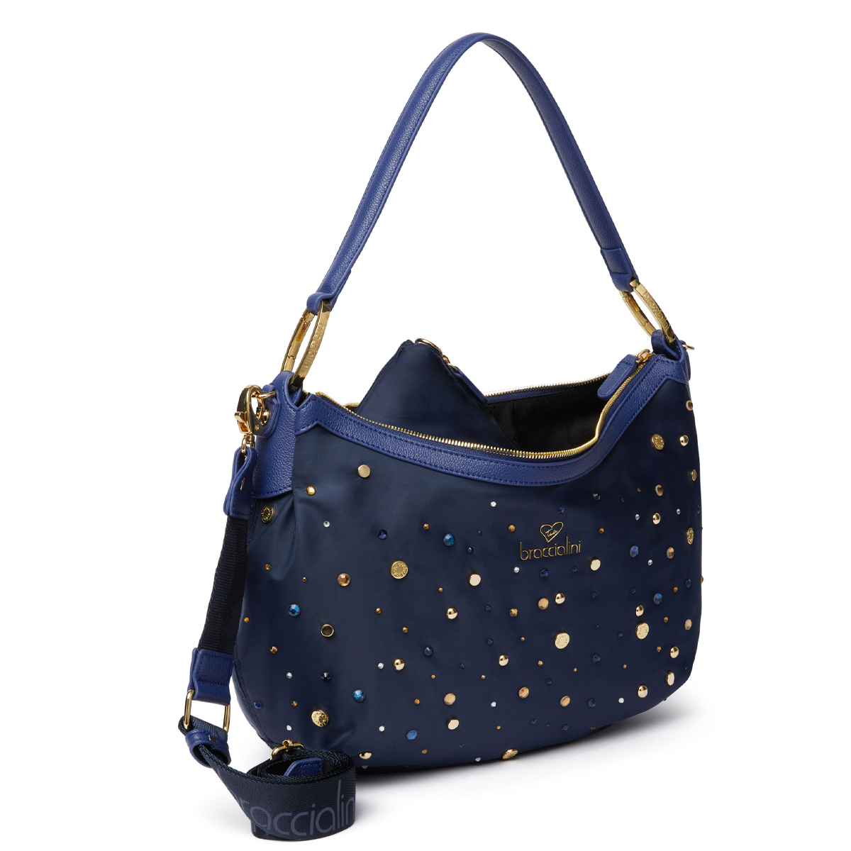 Braccialini Sottospalla Beth Strass Blu - 3 Braccialini Sottospalla Beth Strass Blu - 3