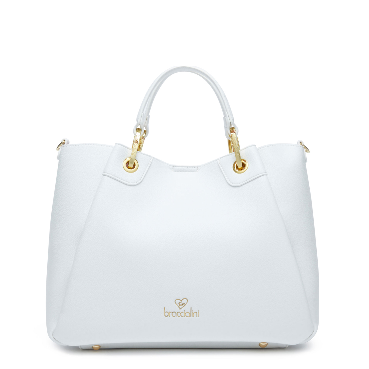 Braccialini Borsa a mano Amy grande Bianco - 1 Braccialini Borsa a mano Amy grande Bianco - 1