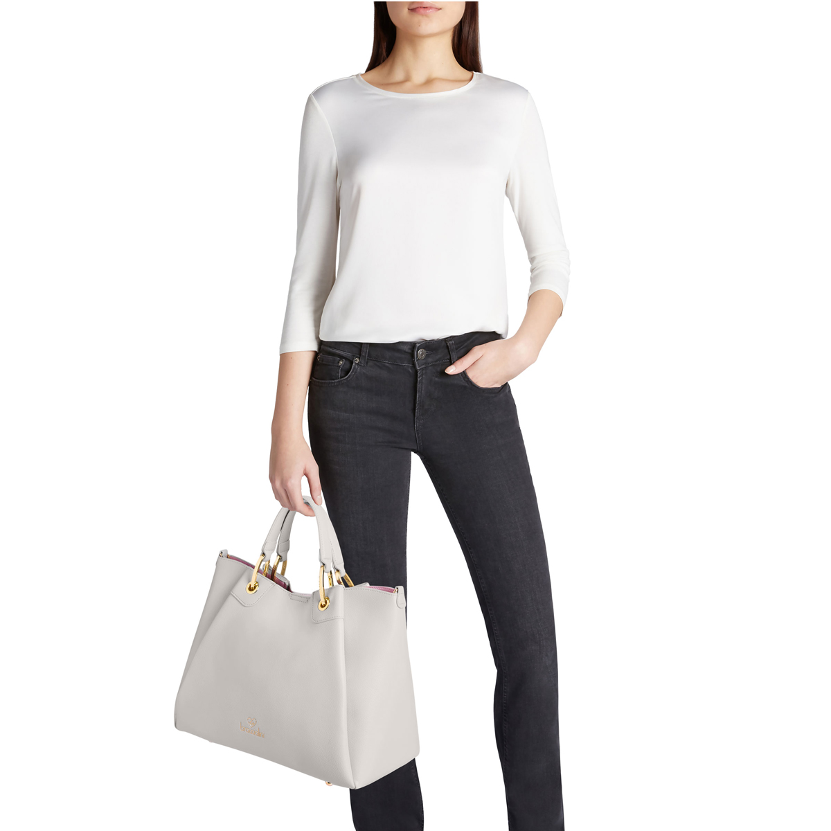 Braccialini Borsa a mano Amy grande Grigio - 2 Braccialini Borsa a mano Amy grande Grigio - 2