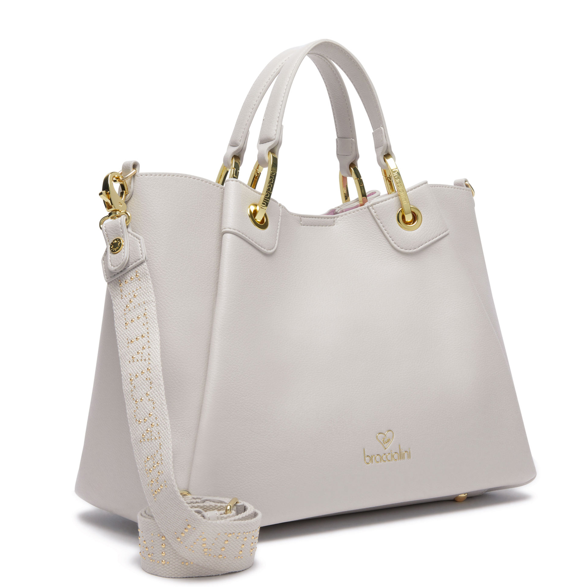Braccialini Borsa a mano Amy grande Grigio - 3 Braccialini Borsa a mano Amy grande Grigio - 3