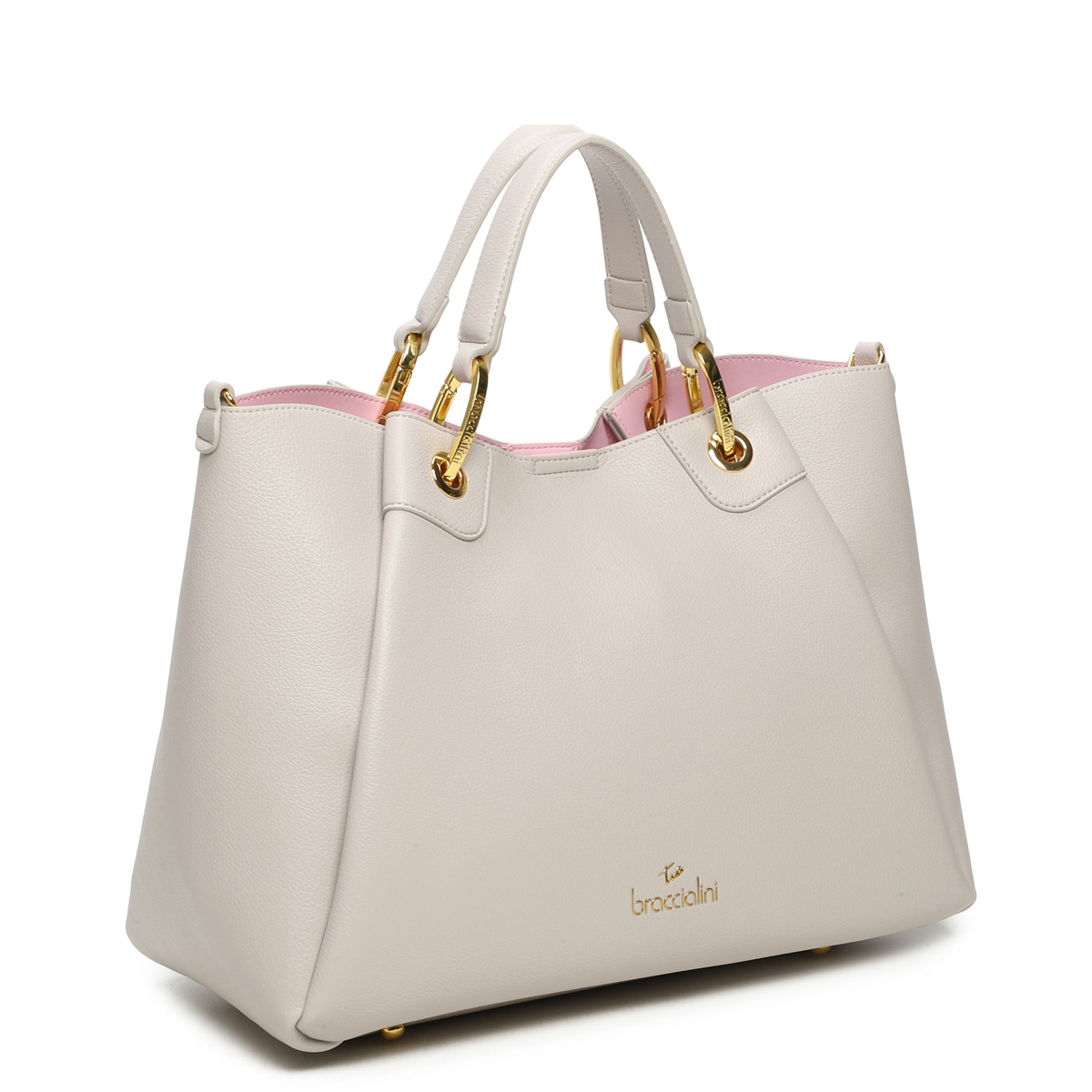Braccialini Borsa a mano Amy grande Grigio - 4 Braccialini Borsa a mano Amy grande Grigio - 4