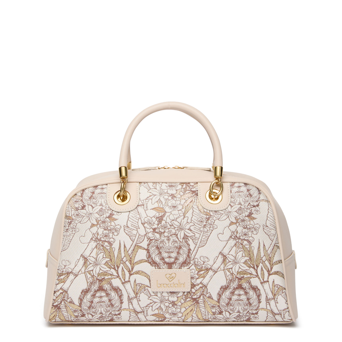 Braccialini Bauletto Jacquard Beige - 1 Braccialini Bauletto Jacquard Beige - 1