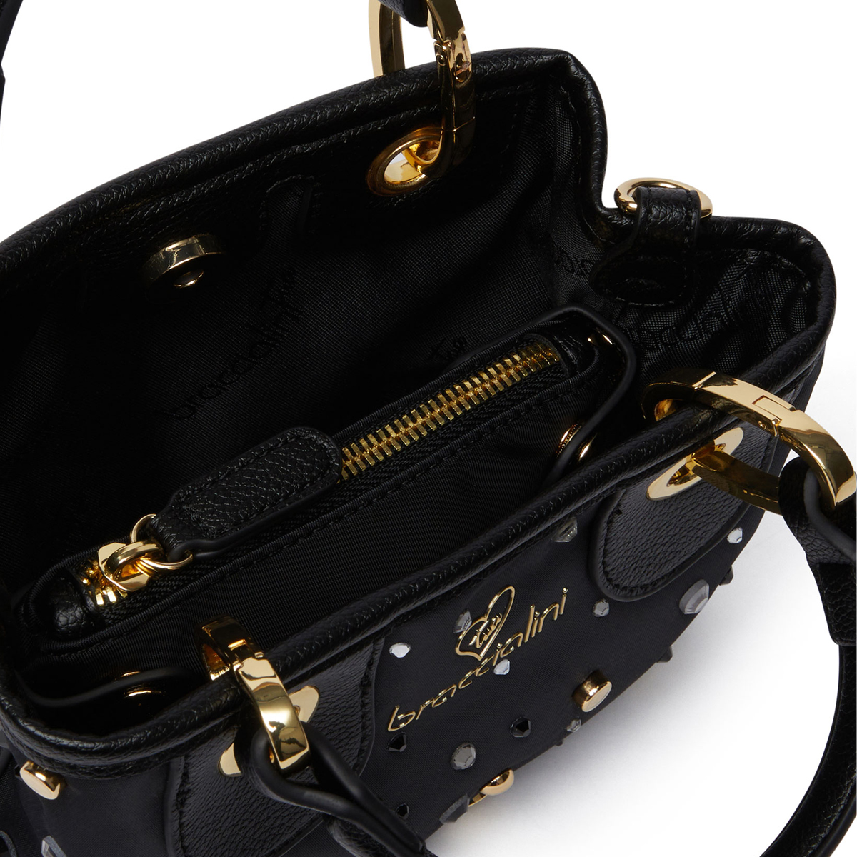 Braccialini Borsa a mano Bethe Strass Nero - 4