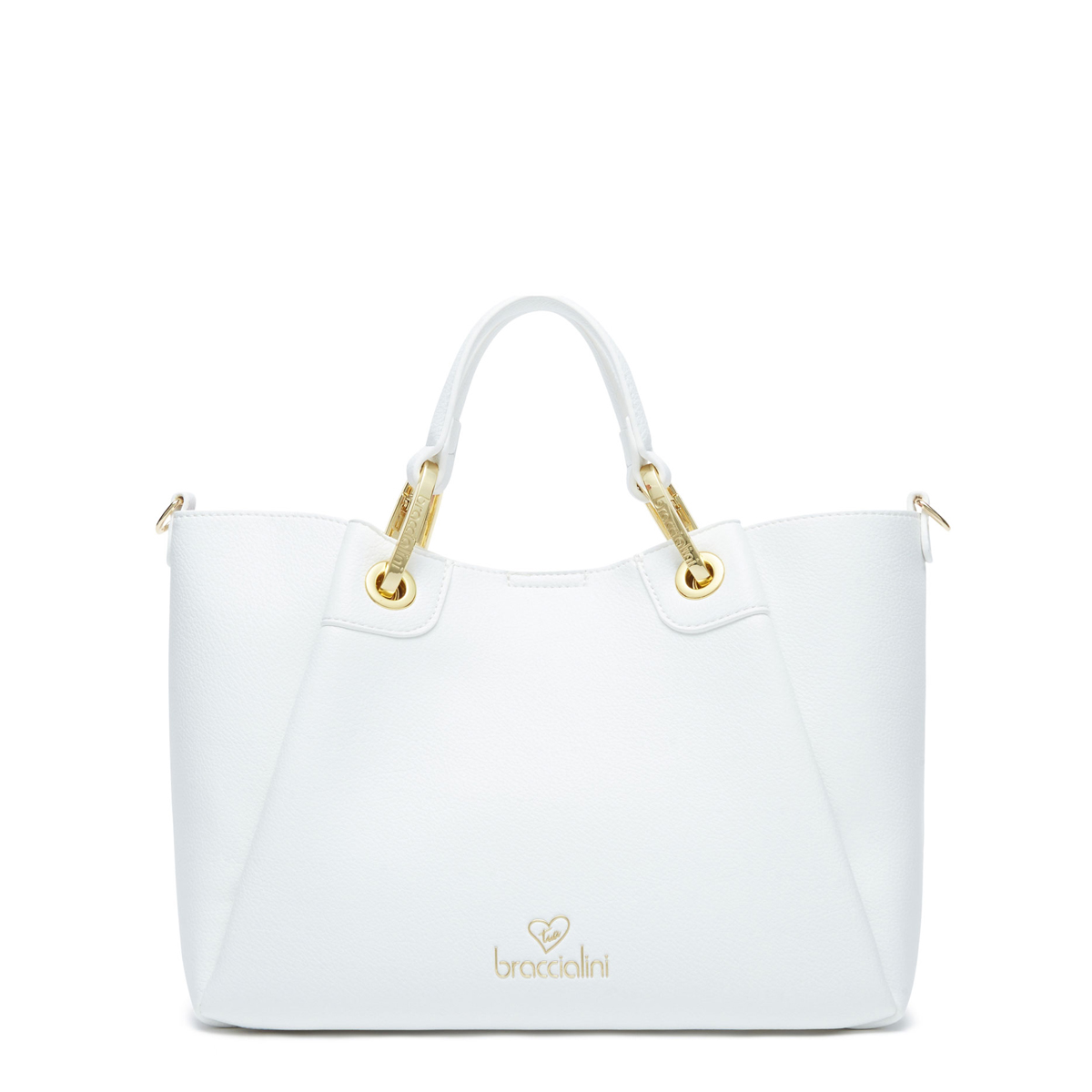 Braccialini Borsa a mano Amy media Bianco - 1 Braccialini Borsa a mano Amy media Bianco - 1