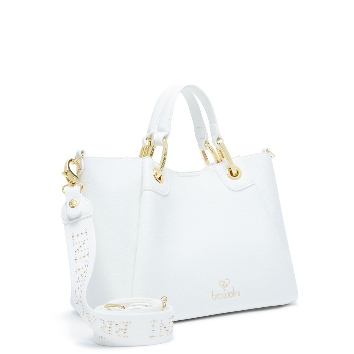 Braccialini Borsa a mano Amy media Bianco - 2 Braccialini Borsa a mano Amy media Bianco - 2