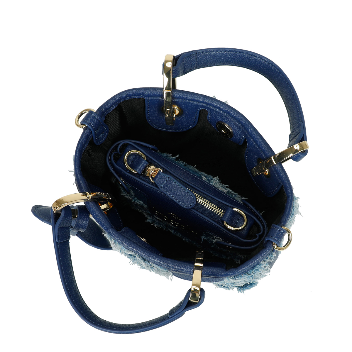 Braccialini Borsa a mano Beth Jeans mini Blu - 4 Braccialini Borsa a mano Beth Jeans mini Blu - 4